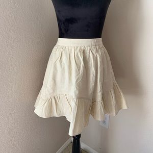 Very j Cream Skirt New